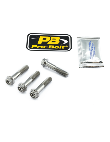 Kit tornillo eje de rueda delantera en titanio PRO BOLT TIFAPINCH10R