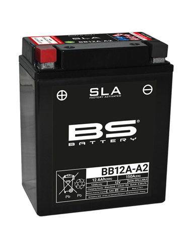 Baterías SLA AGM activadas de fábrica y sin mantenimiento BS BATTERY 300881