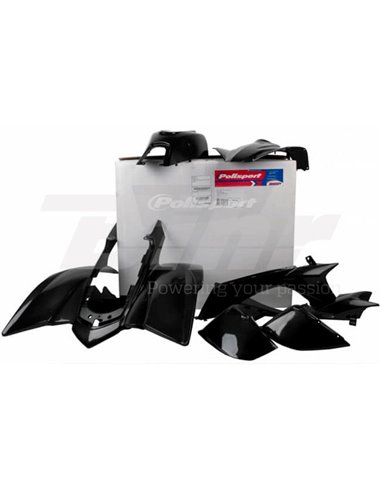 Kit de plásticos completo Polisport Yamaha ATV color negro 90074