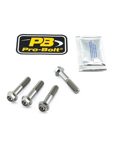 Kit tornillo eje de rueda delantera en titanio PRO BOLT TIFAPINCH20