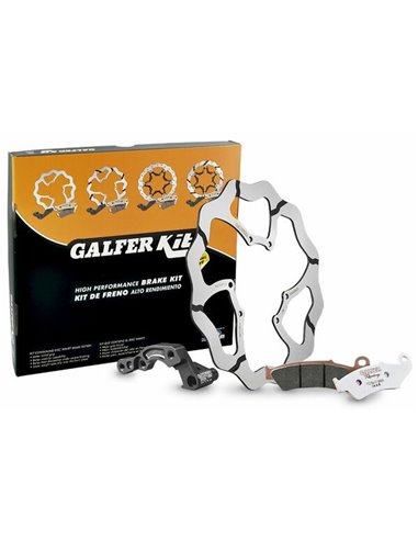 Oversize Wave Brake Rotor Kit Offroad Front GALFER KG368RWSX