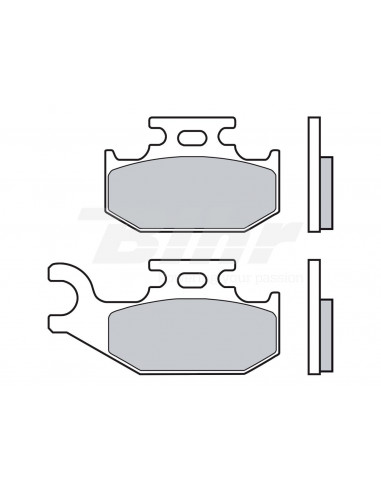 Brembo sinterizado 07GR74SD Posição das pastilhas de freio: traseira