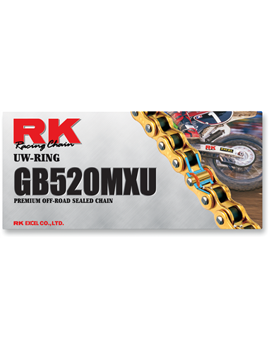 Cadenas con retenes 520 UW-Ring RK GB520MXU-112-CL