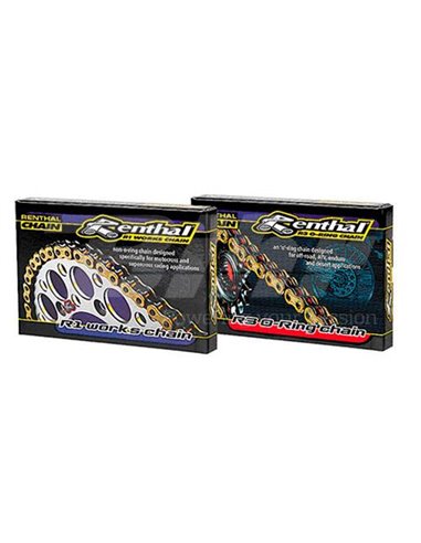 Renthal 420R1 Chain with 116 Links Black / Gold