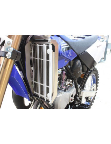 AXP Radiator Guard, Aluminum, Black, Yamaha YZ85