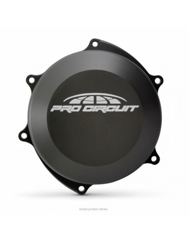 Pro Circuit clutch cover for Yamaha YZ250F: aluminum, black CCY19250