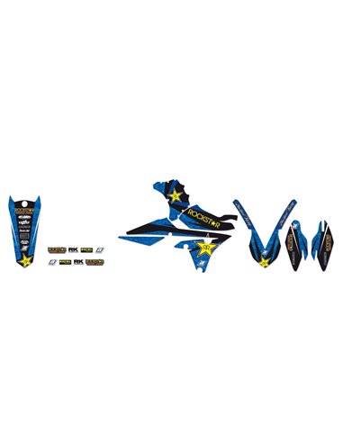 Kit de adhesivos Rockstar wrf Blackbird Racing 2227l