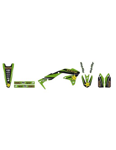 Kit de adhesivos Rockstar kx Blackbird Racing 2409l