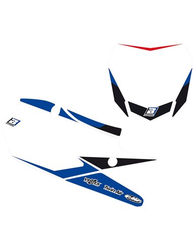 Kit de adesivos da placa de número yz 06-14 Blackbird Racing 6207n