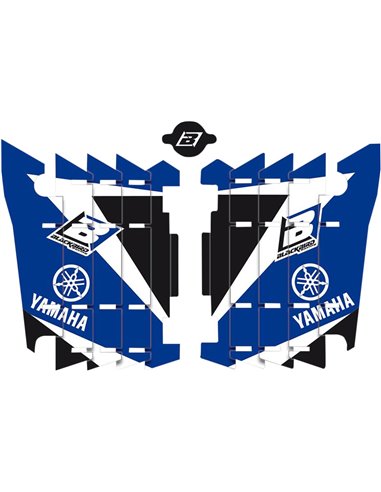 Kit de adesivos para capas de radiador Yamaha YZF250 2010-13 Blackbird A202E