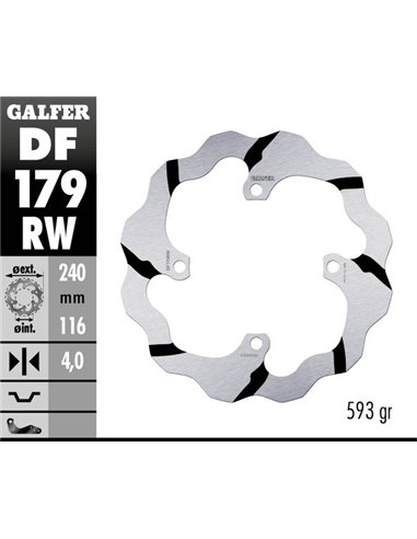 Disco de freno Wave® GALFER DF179RW