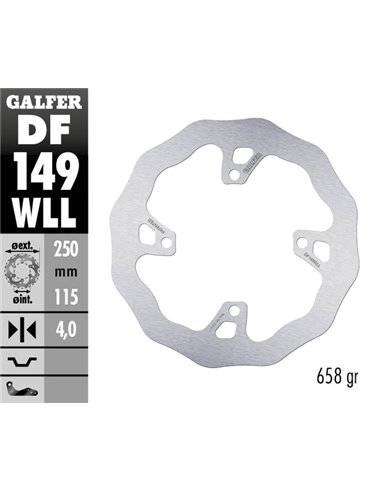 Disco de freno Wave® GALFER DF149WLL