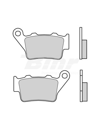 Brembo 07BB0258 Posição das pastilhas de freio sinterizadas: Traseira