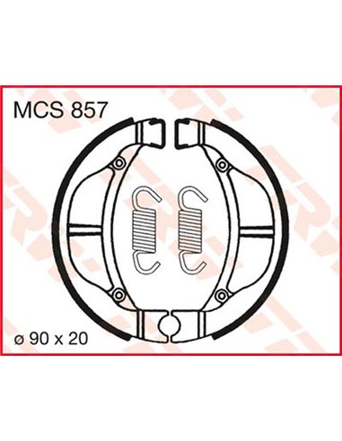 Zapatas de Freno TRW MCS857