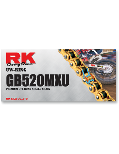 Cadenas con retenes 520 UW-Ring RK GB520MXU-118-CL