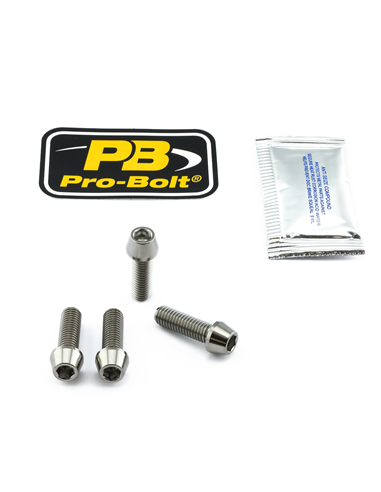 Kit tornillo eje de rueda delantera en titanio PRO BOLT TIFAPINCH230