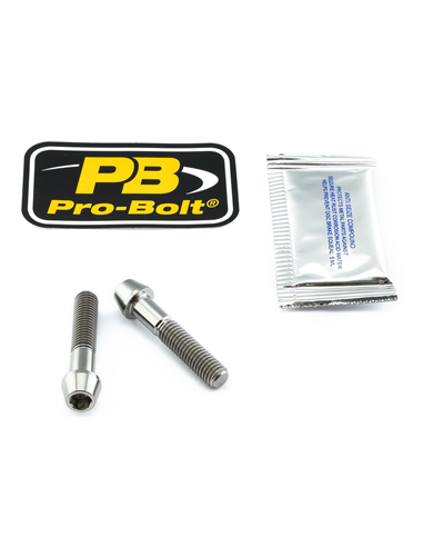 Kit tornillo eje de rueda delantera en titanio PRO BOLT TIFAPINCH110