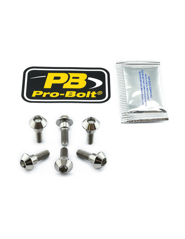 Kit de tornillos de fijación disco de freno PRO BOLT TI6DISCR1R6