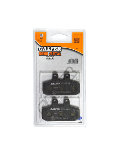 Pastillas de freno semimetálicas GALFER FD074G1054