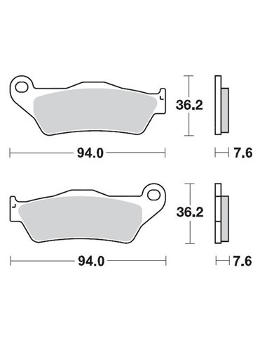 Pastillas de freno cerámicas MOTO-MASTER 403204