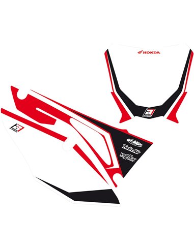 Kit de adesivos de matrícula Blackbird HONDA CRF 6113N