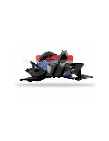 Kit de plástico preto Polisport Suzuki 90254