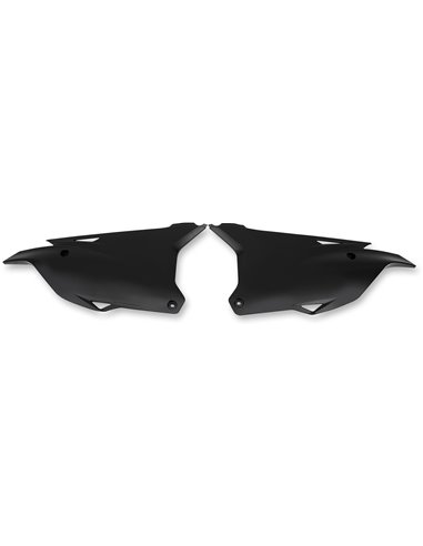 Tampas laterais Kawasaki Kx85 pretas Ka04729-001 UFO-Plast