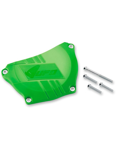 Protetor da tampa da embreagem UFO-Plast Kawasaki Kxf 250 verde