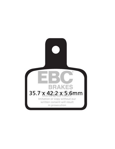 Brake Pad Fa-Series Organic EBC FA495