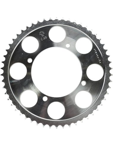 Rear sprocket JTR462.54 54 teeth 428 PITCH NATURAL C49 HIGH CARBON STEEL