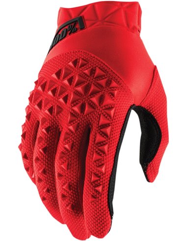 Guantes motocross cortos infantiles 100 % Airmatic Rojo/negro Small 10012-013-04