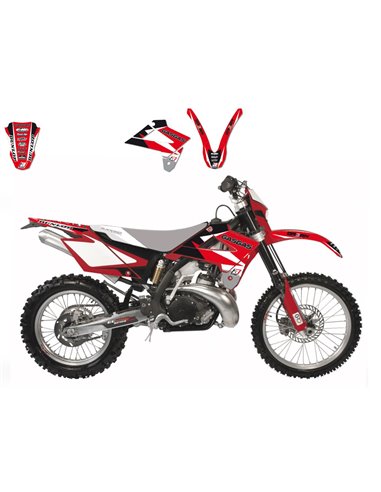 Dream 3 Kit de adhesivos Rojo / Negro / Blanco Blackbird Racing 2902N