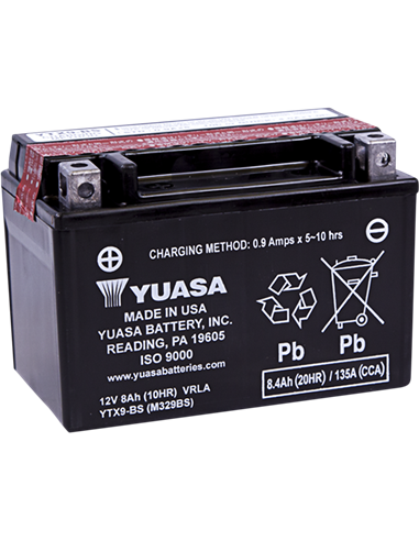 Baterías sin mantenimiento AGM YUASA YTX9-BS(CP)