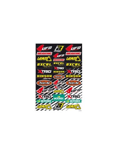 Kit Stickers Déco Logo Sponsor B Blackbird Racing 5076B