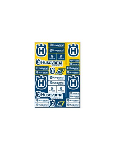 Kit de decalques para logotipo Husqvarna Blackbird Racing 5076Hs