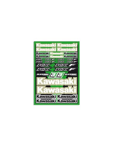 Decal Logo Kit Kaw Blackbird Racing 5430