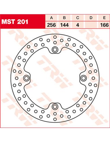 Discos de freno TRW MST201