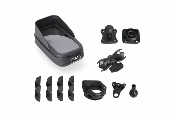 Kit universal de soporte GPS con cascasa para móvil SW-MOTECH GPS.00.308.35100