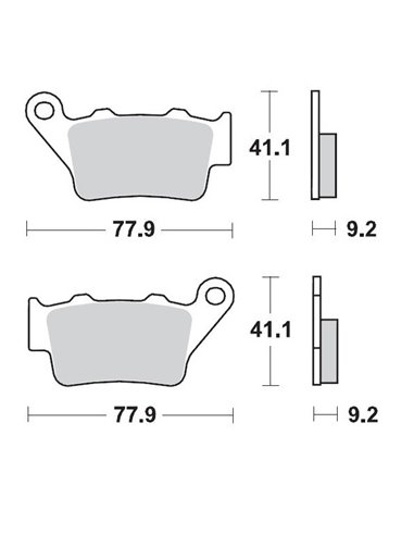 Pastillas de freno MOTO-MASTER 093211