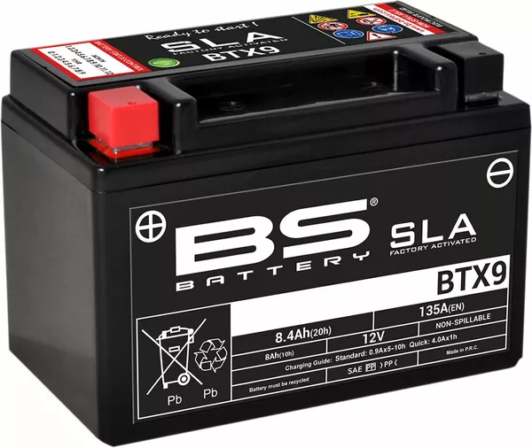 Baterías SLA AGM activadas de fábrica y sin mantenimiento BS BATTERY 300674