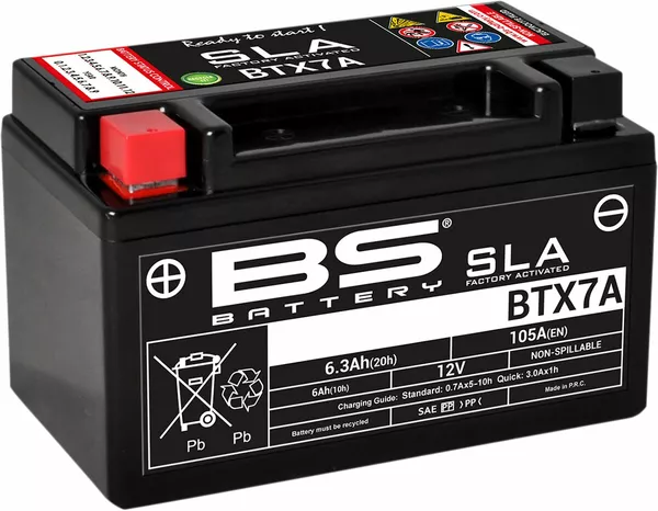 Baterías SLA AGM activadas de fábrica y sin mantenimiento BS BATTERY 300672