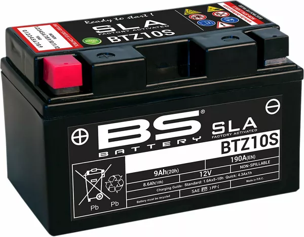 Baterías SLA AGM activadas de fábrica y sin mantenimiento BS BATTERY 300636-1