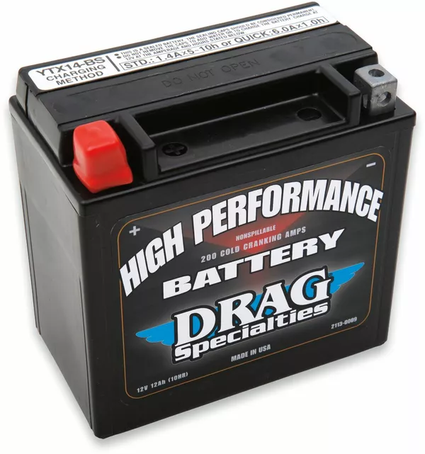 Europe Only Battery DRAG SPECIALTIES DRSM7RH4S