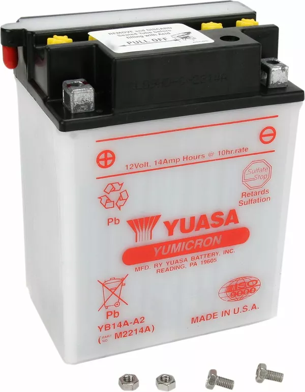 Batería estándar YUASA YB14A-A2(DC)