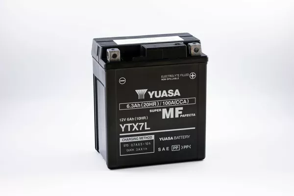 Batería libre de mantenimiento YUASA YTX7L(WC)