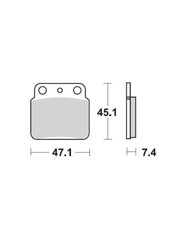 Pastillas de freno ATV Racing MOTO-MASTER 095211