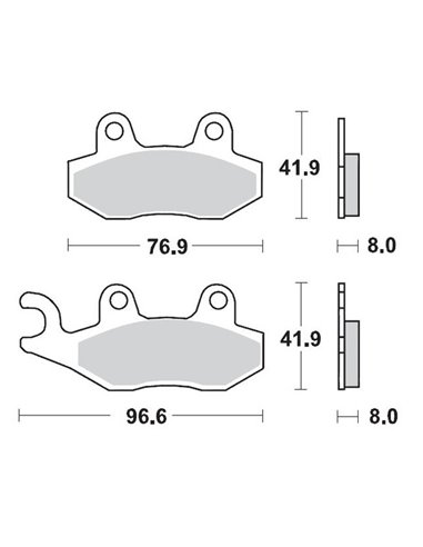 Pastillas de freno MOTO-MASTER 091911