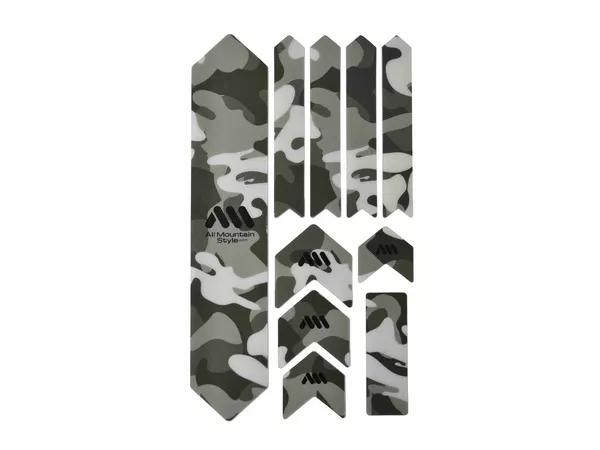 Protección extra para cuadro con gráficos camuflaje ALL MOUNTAIN STYLE AMSFG2CLCM