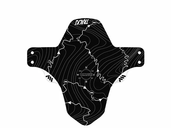 Guardabarros con gráficos mapa topográfico ALL MOUNTAIN STYLE AMSMG1TKWH