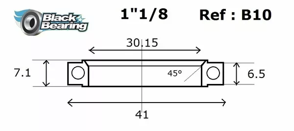 Rodamientos de dirección BLACK BEARING HB-B10